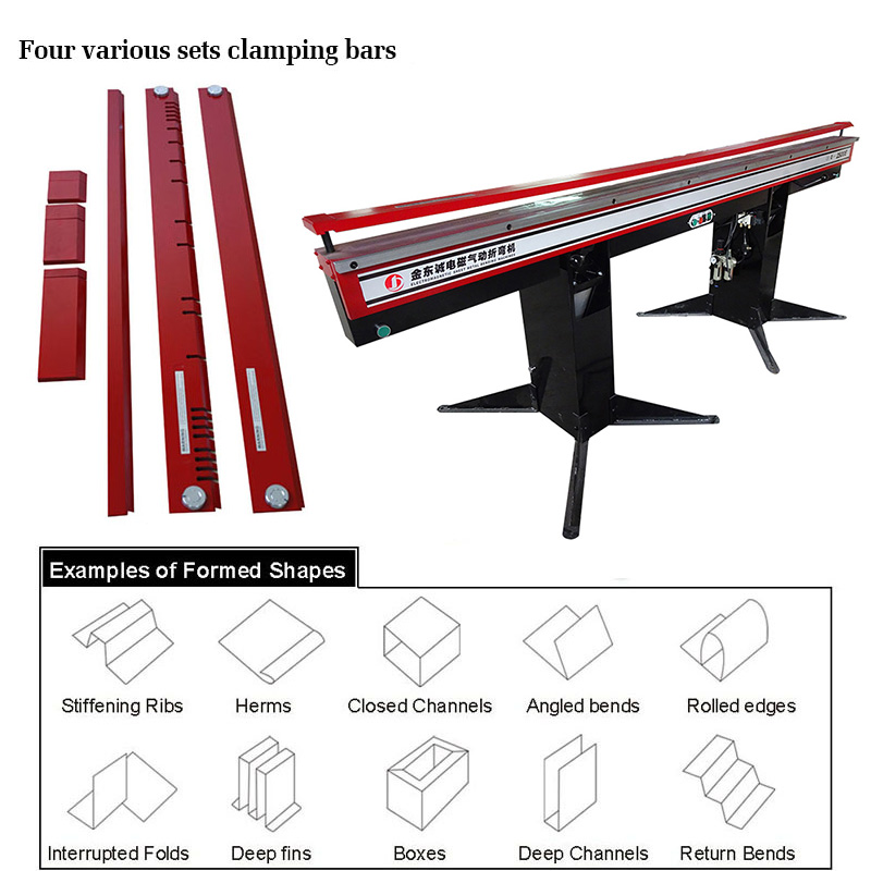 China Supplier 1550 Manual Magnetic Sheet Metal Brake - Magnetic Sheet Metal Bending Folding Machine With CE EB2000 EB2500 EB3200  – JDC