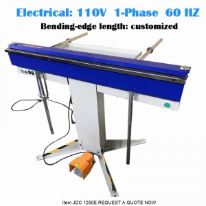 2022 New Style 48-Inch Press Brake - Factory Direct Selling Electric Magnetic Bending Machine Electro Magnetic Bender Magnabend 1250E – JDC