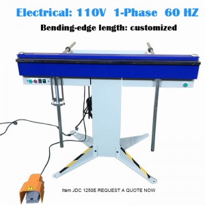 Factory directly Manual Bending Machine - Magnabend 1250E  Electromagneitc sheet metal bending machine  – JDC