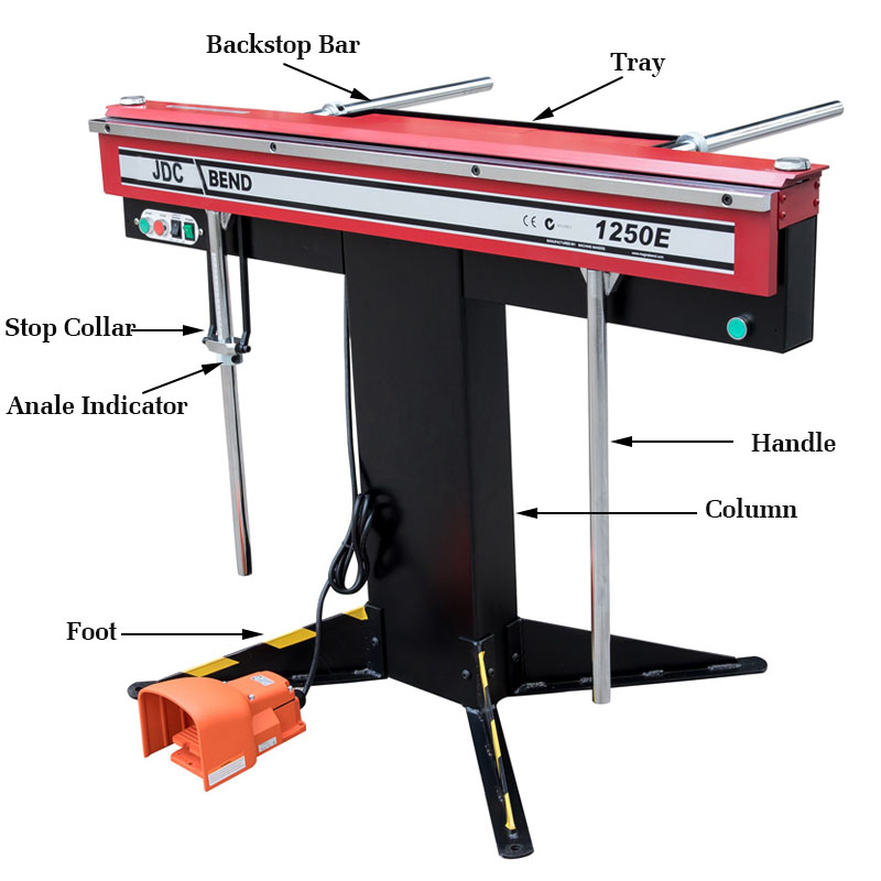 Hot New Products Fabrication Equipment - Magnetic Sheet Metal Bending Machine, 2500mm Width Bending Machines, Sheet Metal Box Brake – JDC