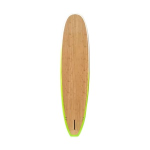 OEM Customized Dark Bamboo Epoxy Sup Board Fiberglass Stand Up Paddle Boards Surf Board