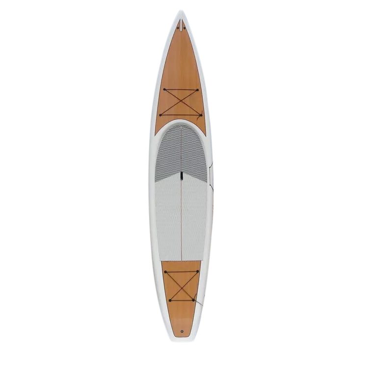 Best Fishing Board Fiberglass Fishing Boat With Wooden Surface Stand Up Paddle Racing Board Touring Sup Paddle Board Featured Image