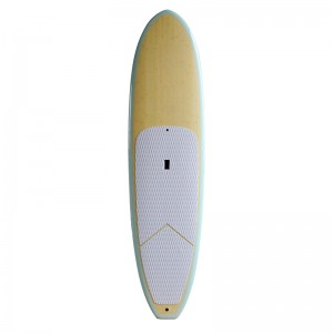 Chinese Professional Factory Custom Touring Surf Bamboo Veneer Cheap Stand up Paddle Board Eps Foam Surfboard