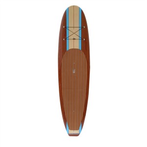 Lowest Price for Paddle Board Shop - Summer Water Sports Spray Paint SUP Paddle Board Customized Wood Veneer Stand Up Paddle Boards Surfboard – Panda