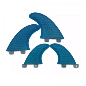 Wholesale ODM/OEM Custom Logo Surfboard Fin Fiberglass And Honeycomb Quad Fin For Sale