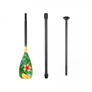 2022 New Type 3-Piece Carbon Fiber Sup Paddle for SUP Paddle Board