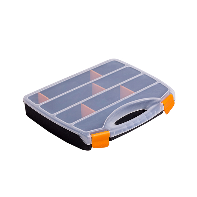 Plastic Transparent Tools Box Waterproof Dividable Grids Plastic Storage Tools Organizer Box for Hardware Screws Nuts Small Part 12-20 COMP. BOX2