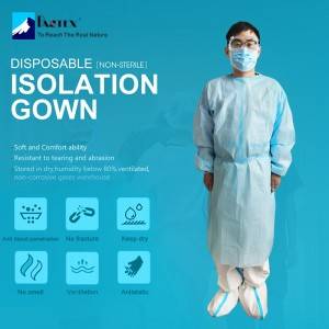 China Cheap price China White Disposable Medical Isolation Gown