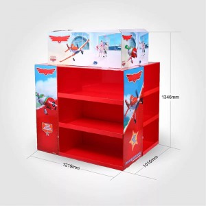 Walmart Retail Four Sides Corrugated Full Pallet Display for Kid Toys