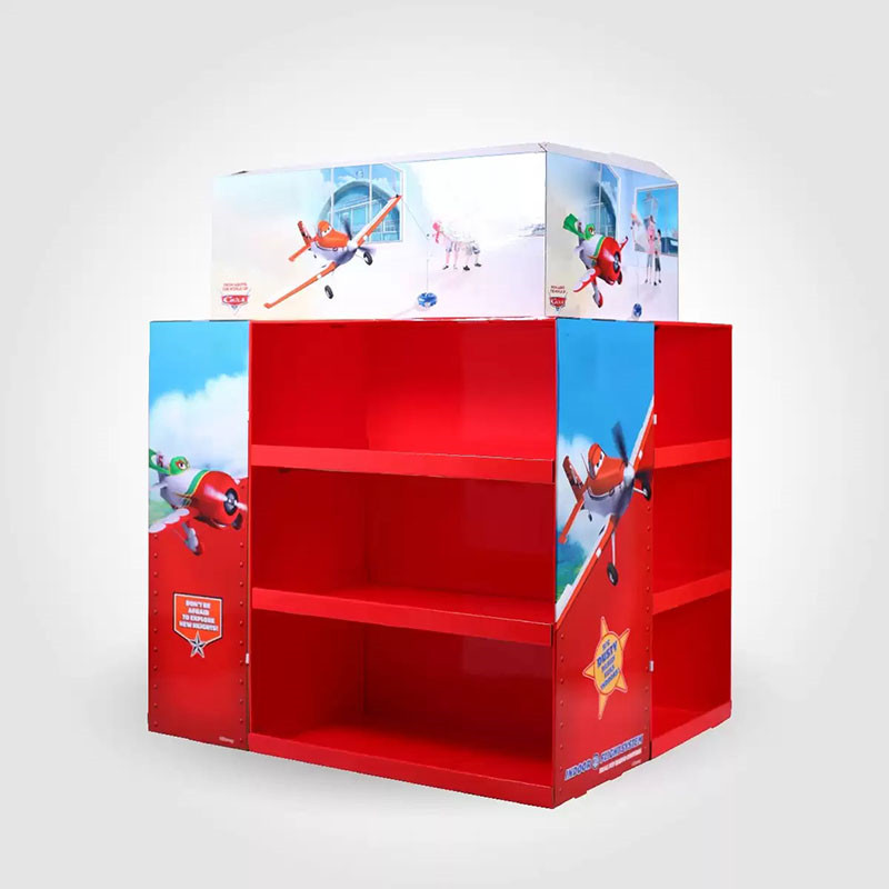 OEM China Cardboard Display Bins - Walmart Retail Four Sides Corrugated Full Pallet Display for Kid Toys – Raymin