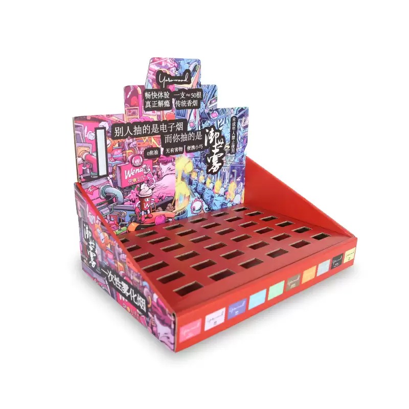 Low MOQ for Display Floor - Popular E-cigar Cases Vape Pen Smart  Cardboard POP Display Box – Raymin
