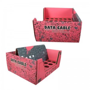 Data Cable Shelf Ready PDQ Display Box for Costcos Retail
