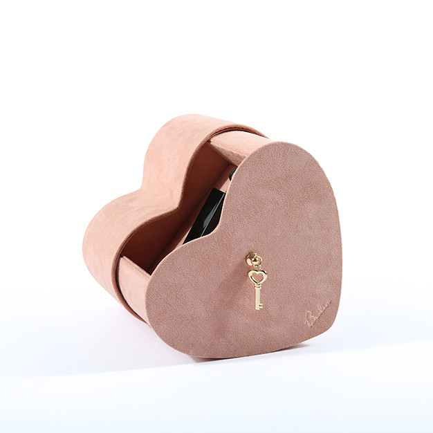 Manufacturer for Book Style Box - Romantic Heart Shape Drawer Style Lipstic Packaging Luxury Box – Raymin
