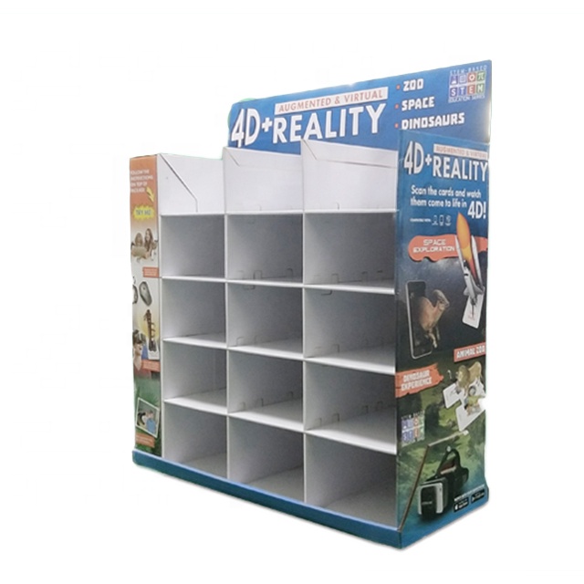 Short Lead Time for Full Pallet Display - 2021 Wholesale price China Vintage Sample Style Cardboard Advertising Display Stand for Storage and Retail – Raymin