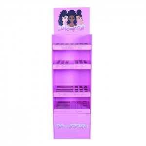 Beauty Products Promotion Shelf Display Standing Unit