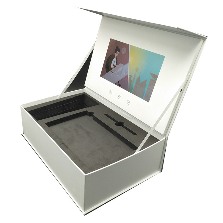 Factory wholesale Ribbon Box - Rigid setup box with magnetic Lids and LCD display – Raymin