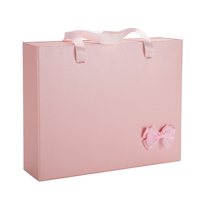Professional China Fragrance Sample Box - Sweet Pink Drawer Box with Pink Ribbons and Bow – Raymin