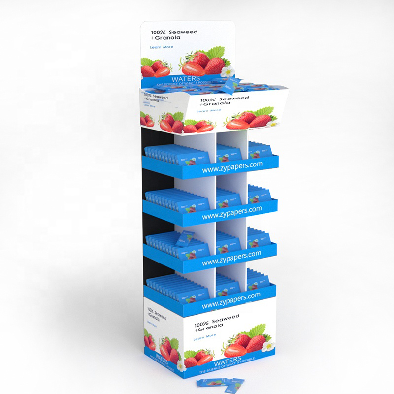 factory Outlets for Retail Floor Display - Easy assembling and eye-catching creative sidekick display for snack food – Raymin