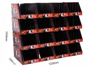 Wholesale Advertising Cardboard - PDQ stacked Half Pallet Display for Walmart Stores – Raymin