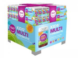 Massive Selection for Cardboard Dump Bins - Flat packed Costco Full Pallet Display for Fruits taste Chewing Gums – Raymin