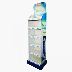 Factory Supplied Custom Shampoo Cardboard Display Racks for Retail Advertising
