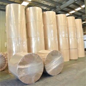 Discountable price 100% Virgin Wood Pulp White Cup Paper Jumbo Roll for Food Packaging