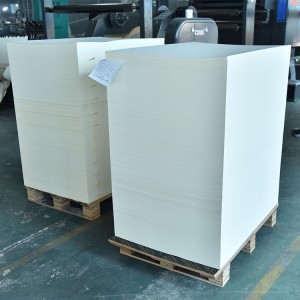 Factory Wholesale Customized Size Virgin Wood Pulp PE Coated Paper Sheet for Offset Printing Paper Cup Fan