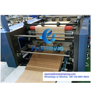 Paper perforating folding machine