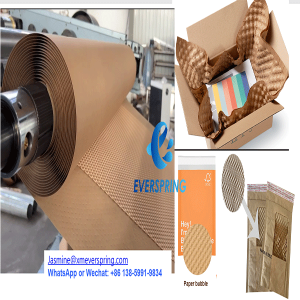 3D Embossed paper bubble rolls making machine