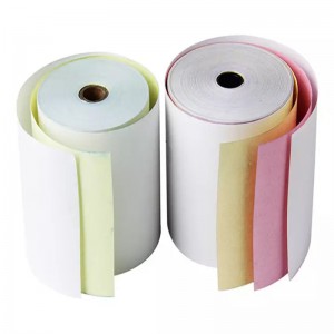 Factory Direct Sale 3plys Computer Ncr Paper Invoice Paper All White A Grade Carbonless Paper
