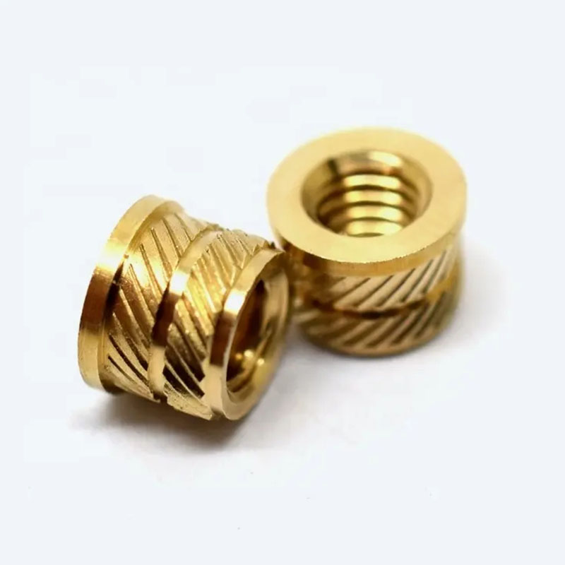 Precision CNC Brass Parts Knurled Threaded Spare Parts