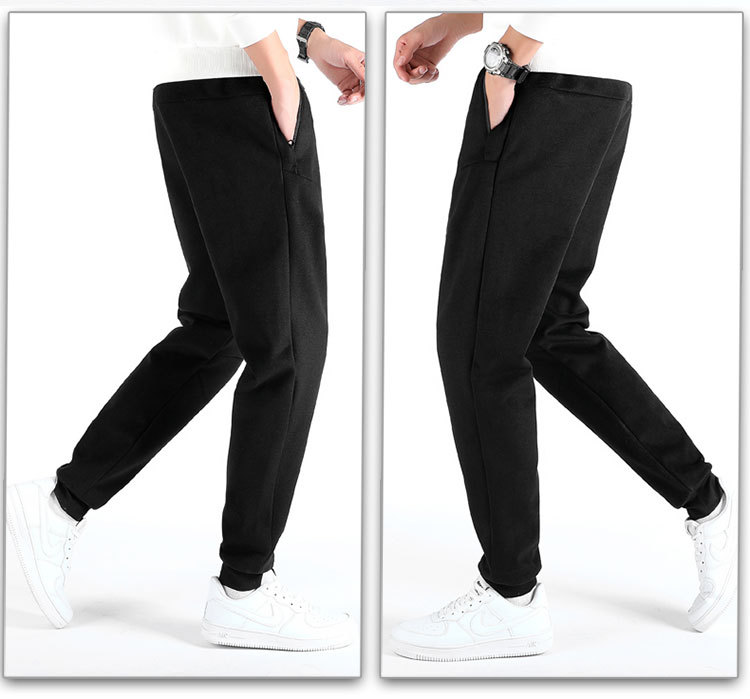 2023 Nové zateplené kalhoty v zimních vyhřívaných kalhotách pro muže