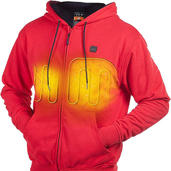 Heated Hoodie with Battery and Charger (Unisex)