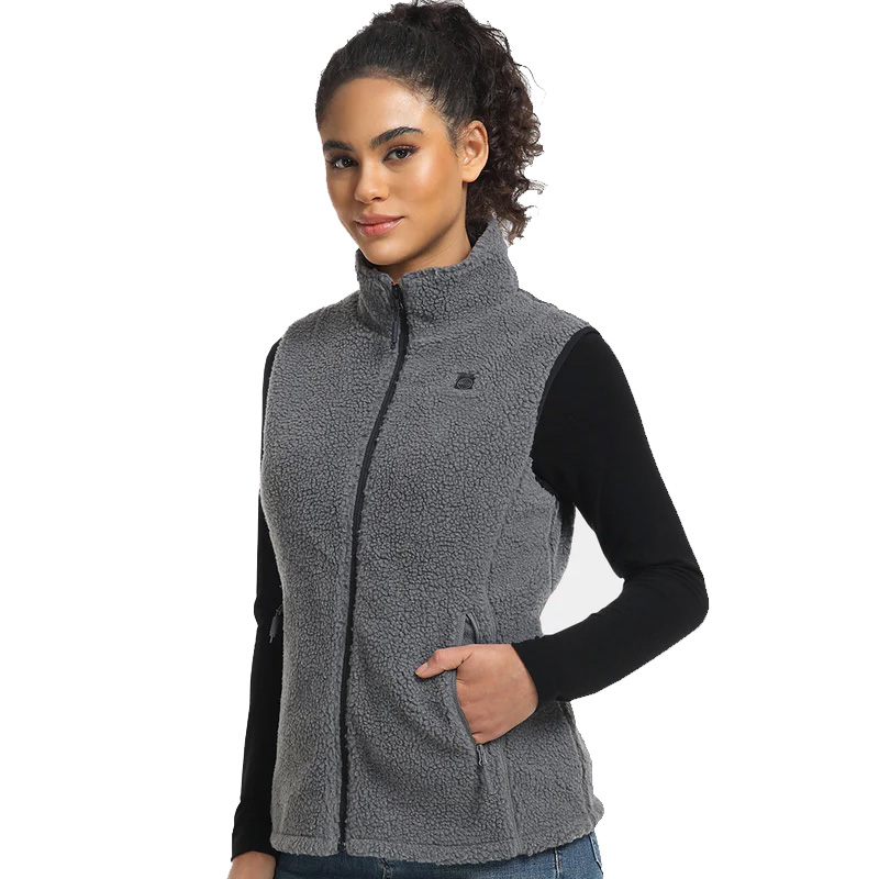 New Style Outdoor recycled fleece vest Women’s Heated Vest