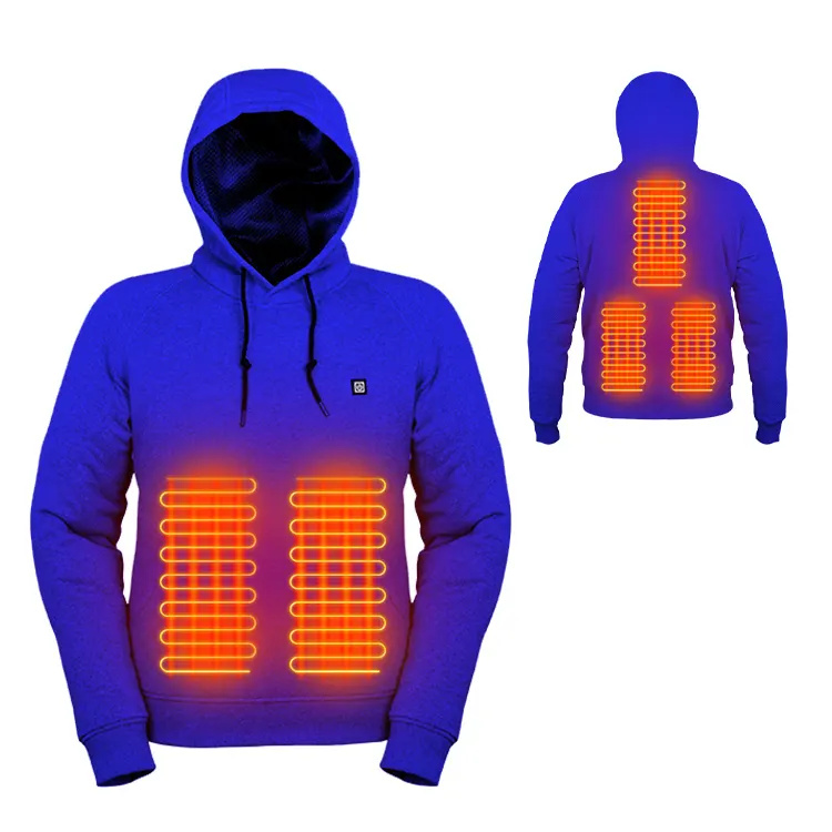Portable Charger Heated Hoodie Unisex-1
