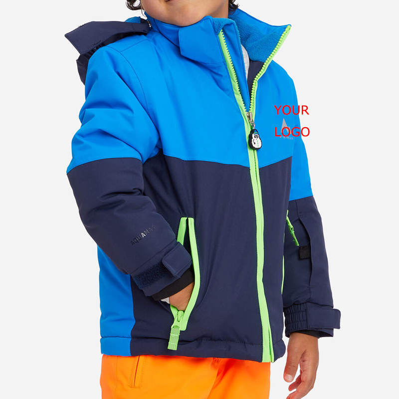 Зимняя уличная одежда на заказ, детская лыжная куртка унисекс