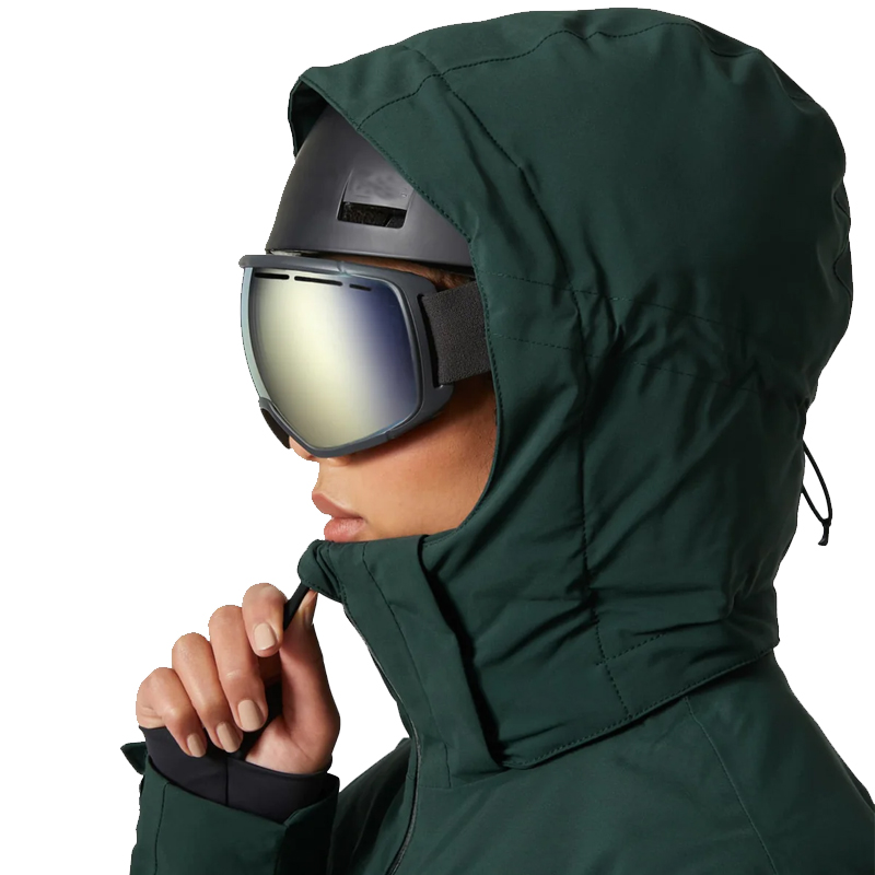 Custom sezon fredi Deyò rad ki enpèmeyab Windproof Snowboard Womens Ski Jacket