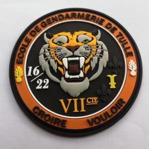 PVC customized patch for military equipment