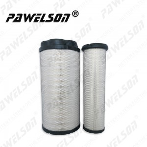 SK-1333AB Construction equipment air filter element for VOLVO 210D excavator 17500251 17500253