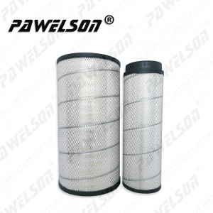 SK-1552AB K2650PU China construction machinery air filters for Wheel Loader and forklift