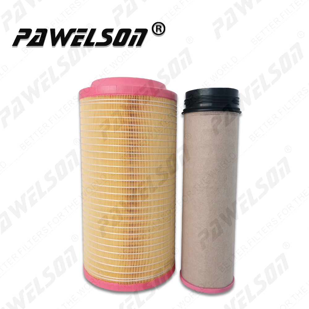 SK-1571AB High quality cured filter paper air filter C24820 CF1440 for VOLVO PENTA 21377913 IVECO BUS 5006 254879