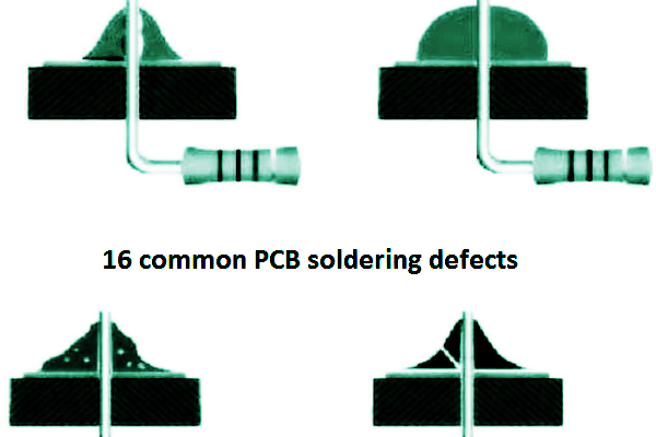16 type of common PCB soldering defects