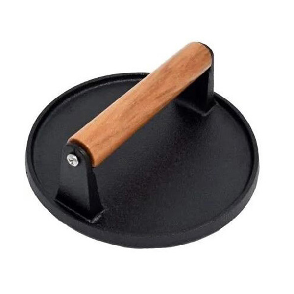 2018 China New Design Round Cast Iron Frying Pan - Cast Iron Meat Press/Bacon Press PCP175 – PC