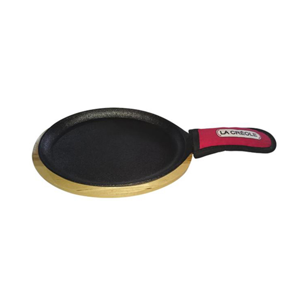 Manufacturer for Cast Iron Casserole And Fry Pans - Cast Iron Fajita Sizzler/Baking with Wooden Base PC01S/02W/01W – PC