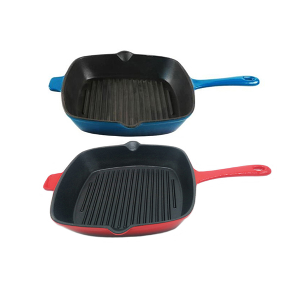 Discount Price Fry Pot - Cast Iron Grill Pan/Griddle Pan/Steak Grill Pan PC275 – PC