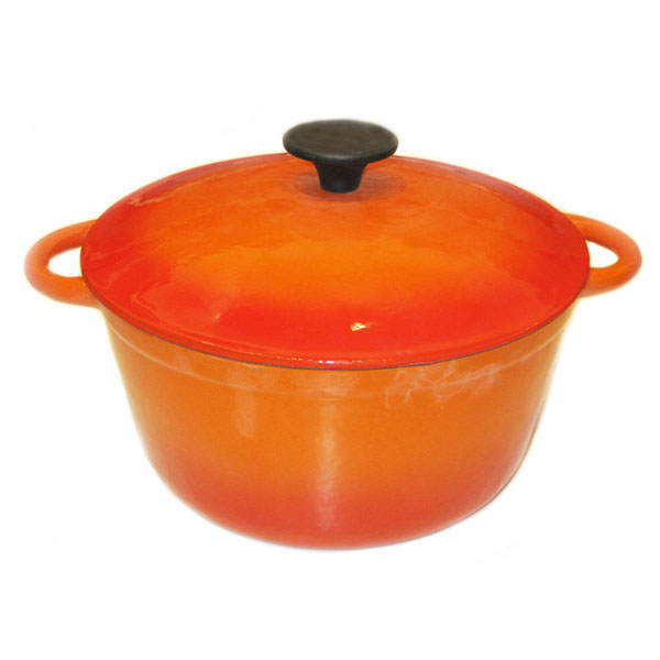 One of Hottest for Enamelware - Round Cast Iron Casserole/Dutch Oven PCA24M/26M – PC