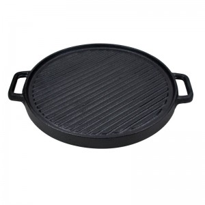 Cast Iron Grill Pan/Griddle Pan/Steak Grill Pan PC410