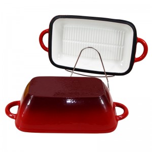 Double Use Cast Iron Baking Pan/Baking Platter PCD30