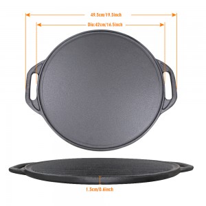 Cast Iron Grill Pan/Griddle Pan/Steak Grill Pan PC420