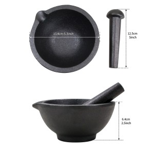 Cast Iron Mortar and Pestle PCMP01